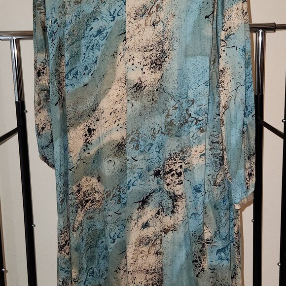 IONA Multi-Color Long Sleeve Duster - Picture 3 of 4